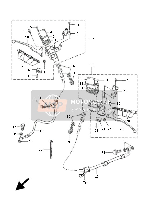 M. Cylinder For Disc Brake